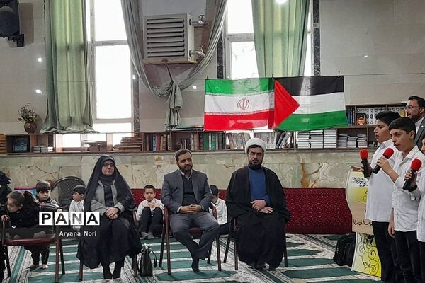 اجتماع دختران حاج قاسم در مسجد صاحب زمان شهرستان دماوند