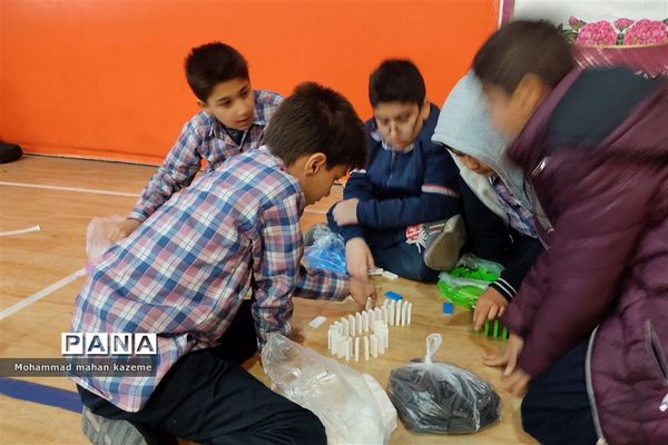 برگزاری مسابقات دومینو در مدارس ناحیه یک شیراز