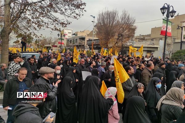 وداع با پیکر شهید سید رضی موسوی