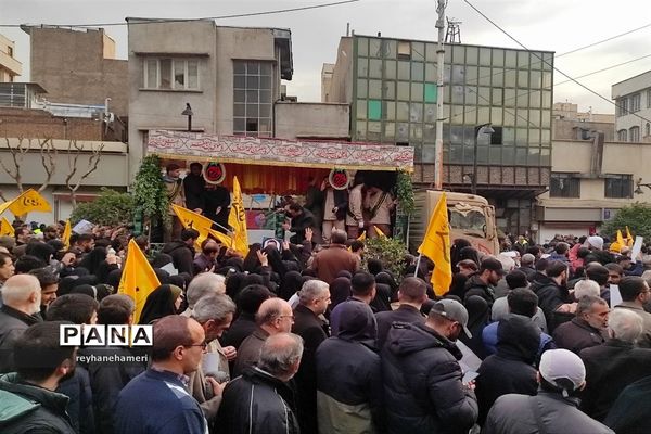 وداع با پیکر شهید سید رضی موسوی