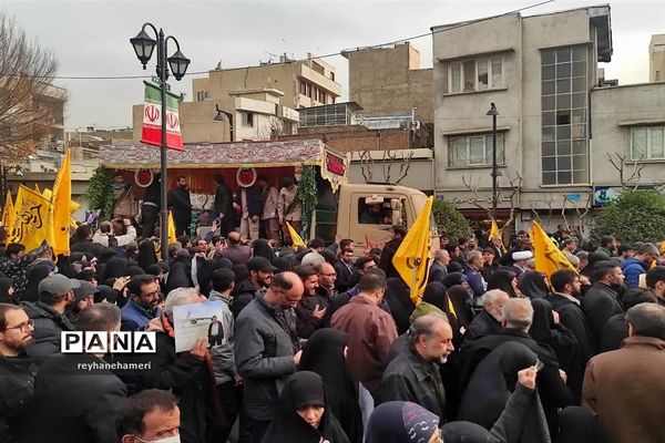 وداع با پیکر شهید سید رضی موسوی