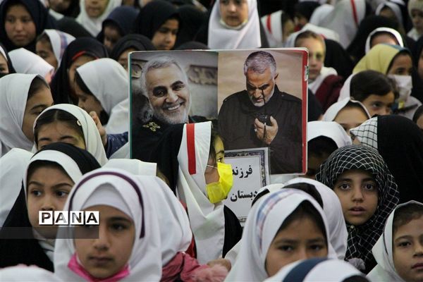 گردهمایی بزرگ فرزندان حاج قاسم در شهرستان سمنان