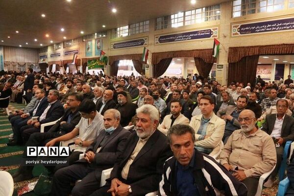 مراسم یادواره ۵٨۶ شهید شهرستان بوشهر