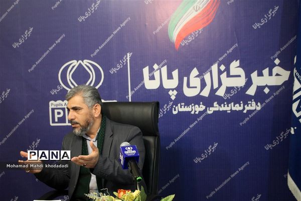 نشست خبری مدیر هسته گزینش اداره کل آموزش و پرورش خوزستان