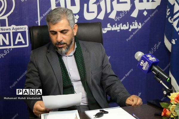 نشست خبری مدیر هسته گزینش اداره کل آموزش و پرورش خوزستان