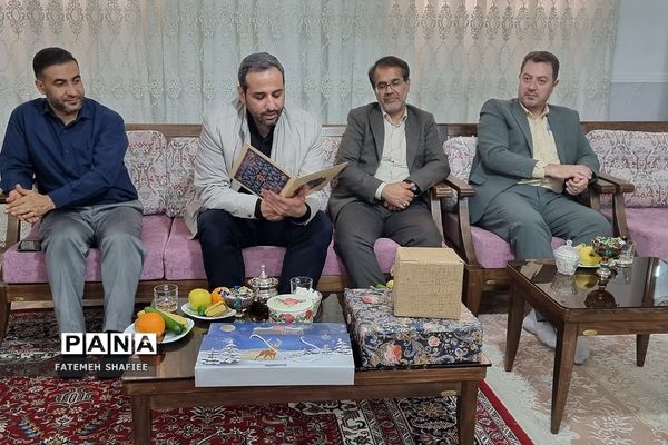 دیدار با همسر و  فرزند شهید علی اکبر دهقان نیری در کهریزک