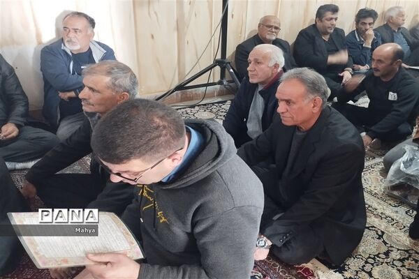 مراسم یادبود خیر مدرسه‌ساز شهر جوادآباد