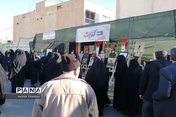 نمایشگاه نقاشی «آخراشه» با موضوع فلسطین در قم-2