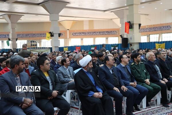 مراسم گرامیداشت یوم الله 9 دی در مرکز استان خراسان شمالی