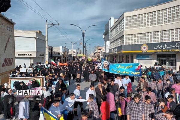 راهپیمایی 9 دی روز بصیرت و میثاق با ولایت در شهرستان بهبهان