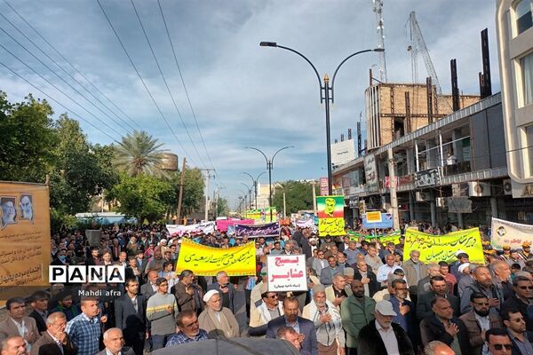راهپیمایی 9 دی روز بصیرت و میثاق با ولایت در شهرستان بهبهان
