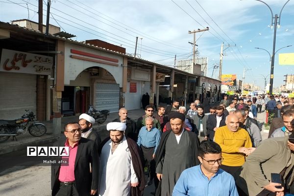 راهپیمایی 9 دی روز بصیرت و میثاق با ولایت در شهرستان بهبهان