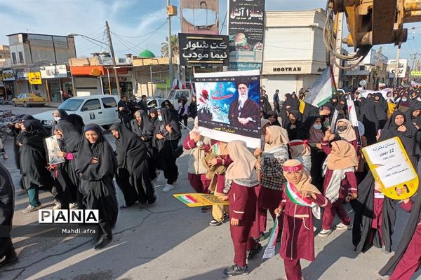 راهپیمایی 9 دی روز بصیرت و میثاق با ولایت در شهرستان بهبهان