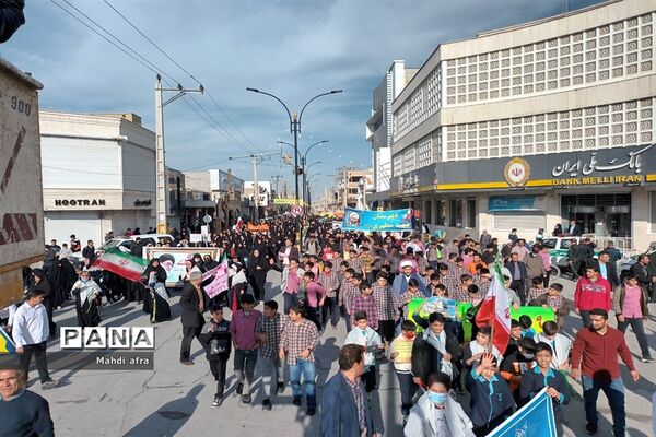 راهپیمایی 9 دی روز بصیرت و میثاق با ولایت در شهرستان بهبهان