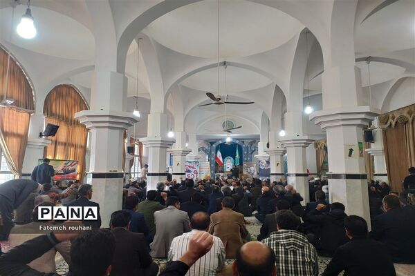 مراسم بزرگداشت حماسه ۹ دی در خلیل آباد