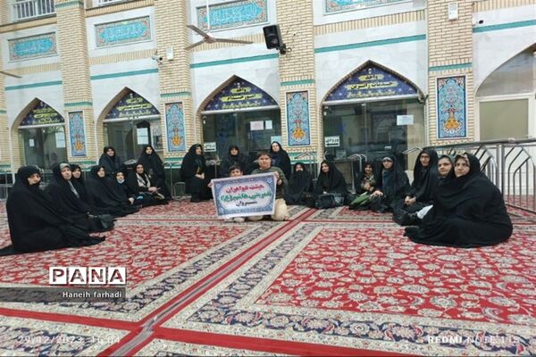 اردوی زیارتی خواهران هیات  قمربنی هاشم به مشهدمقدس