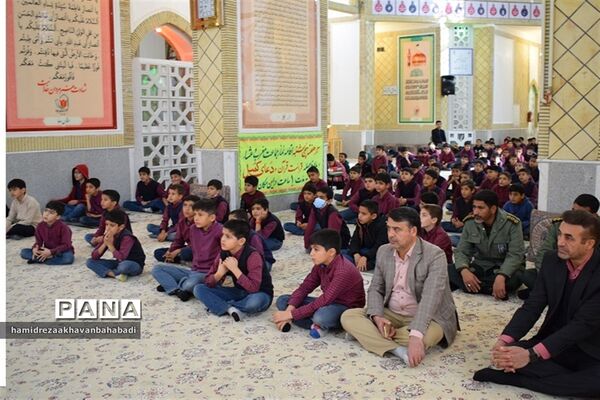 اجتماع دانش‌آموزی فرزندان حاج قاسم سلیمانی در بهاباد