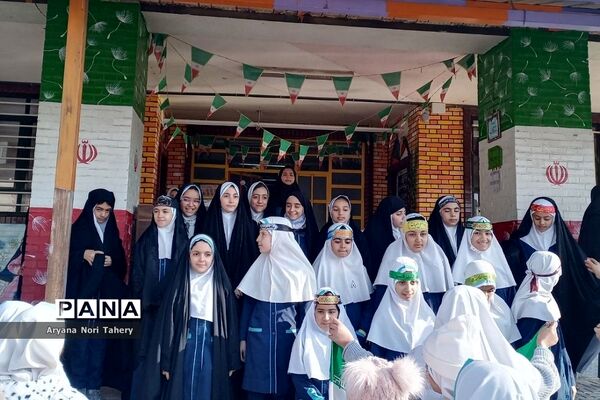 مراسم بزرگداشت شهادت سردار سلیمانی در مدرسه خواهران بابایی دماوند