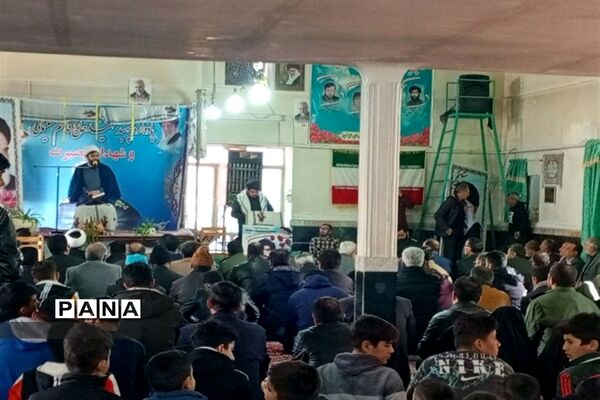 مراسم چهارمین سالگرد شهادت حاج قاسم سلیمانی در روستای گزکوه