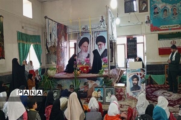 مراسم چهارمین سالگرد شهادت حاج قاسم سلیمانی در روستای گزکوه