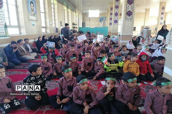 مراسم سه‌شنبه‌های مهدوی در مدارس شهرستان بیضاء