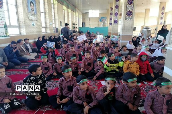 مراسم سه‌شنبه‌های مهدوی در مدارس شهرستان بیضاء