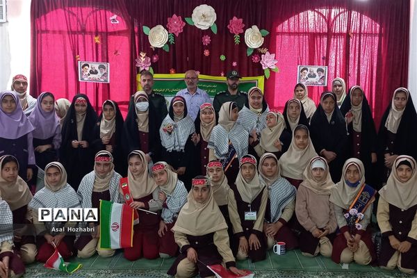 چهارمین سالروز شهادت سردار دلها، در دبستان حاج قاسم سلیمانی زرقان