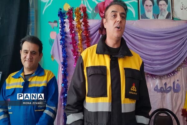 مراسم  سالگرد سردار حاج قاسم سلیمانی در آموزشگاه دوازده‌ فروردین ناحیه یک بهارستان