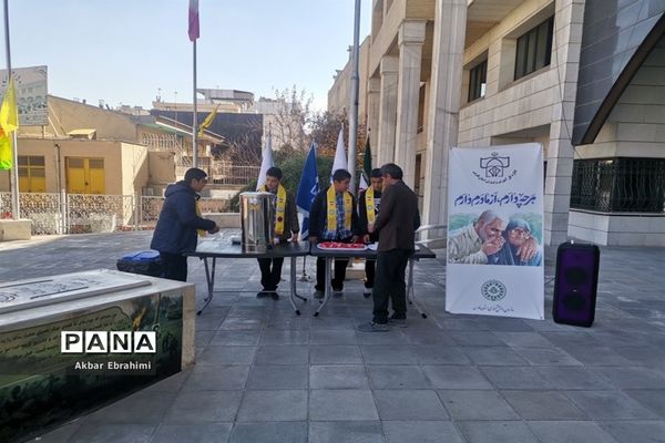 برپایی موکب زهرایی فرزندان حاج قاسم سازمان دانش‌آموزی فارس