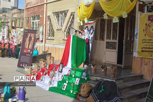 برگزاری آیین نواختن زنگ مقاومت و ایثار در شهرستان بجنورد