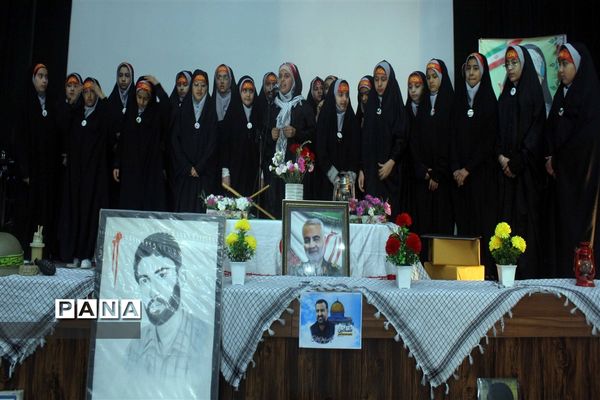 مراسم چهارمین سالگرد شهادت شهید سلیمانی در کانون شهید رجایی دلیجان