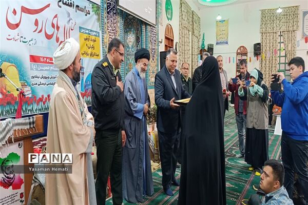افتتاحیه طرح لاله های روشن در نیشابور