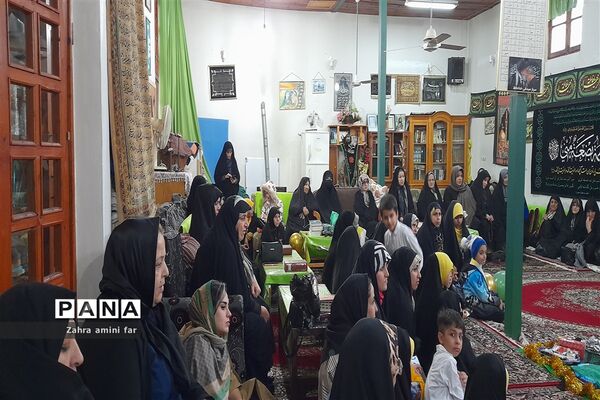 مراسم میلاد حضرت فاطمه (س) و سالگرد شهادت حاج قاسم سلیمانی در شهرستان نور