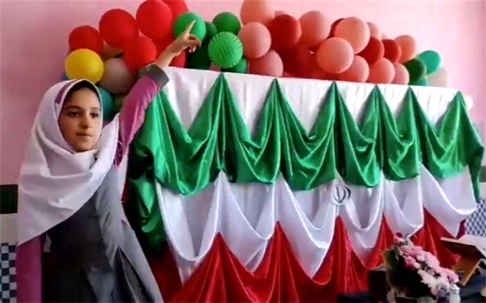 یادبود شهید حاج قاسم سلیمانی در دبستان دخترانه خاتم