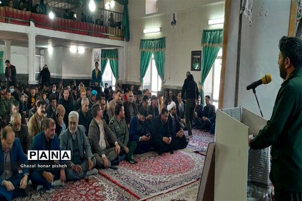 گرامیداشت سالروز شهادت سردار سلیمانی در روستای گزکوه