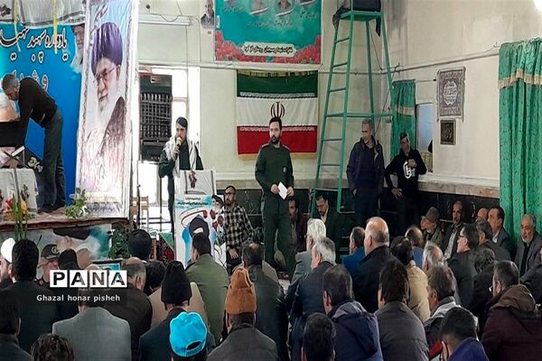 گرامیداشت سالروز شهادت سردار سلیمانی در روستای گزکوه