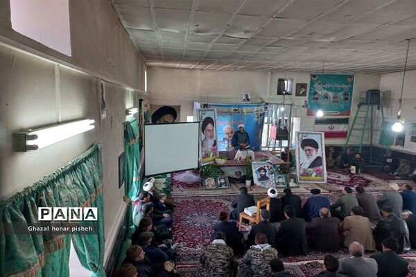 گرامیداشت سالروز شهادت سردار سلیمانی در روستای گزکوه