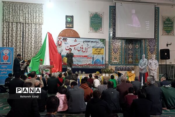 افتتاحیه طرح لاله‌های روشن  در  نیشابور