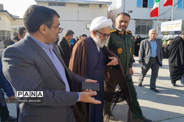 مراسم سالگرد سردار سلیمانی در اداره آموزش و پرورش شهرستان قائمشهر