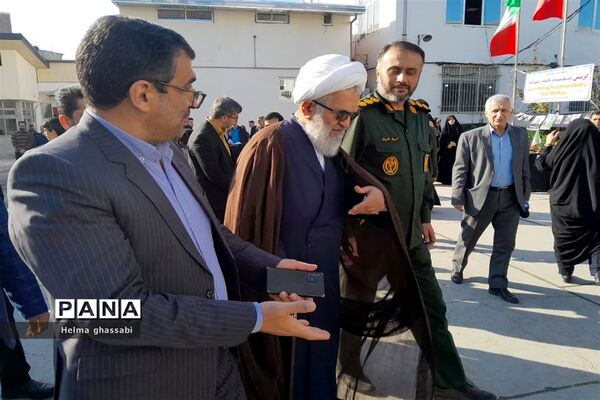 مراسم سالگرد سردار سلیمانی در اداره آموزش و پرورش شهرستان قائمشهر