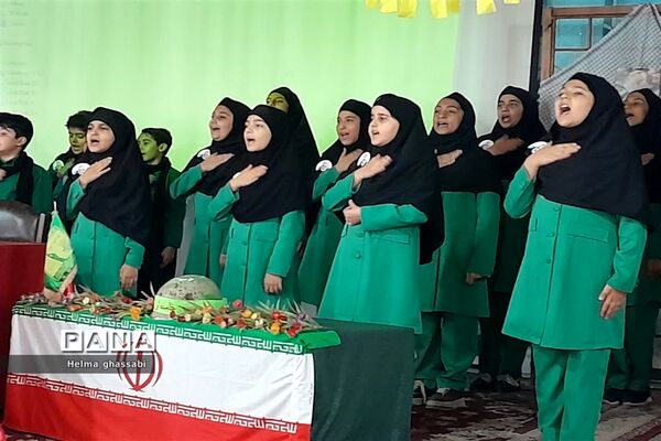 مراسم سالگرد سردار سلیمانی در اداره آموزش و پرورش شهرستان قائمشهر