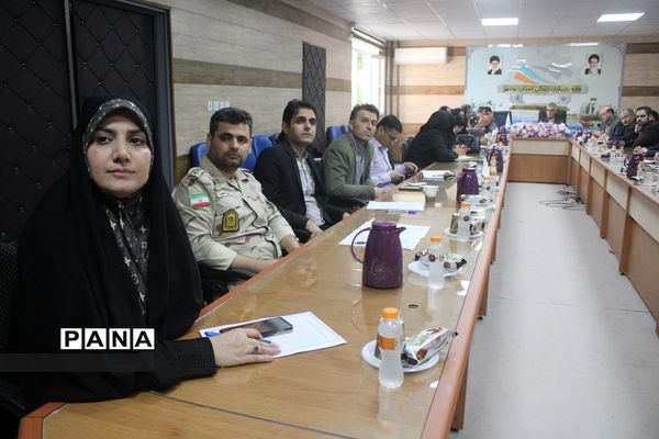 نشست مشترک معاون پرورشی و فرهنگی اداره کل آموزش و پرورش استان بوشهر با تیم بازرسی ستاد مبارزه با مواد مخدر کشور