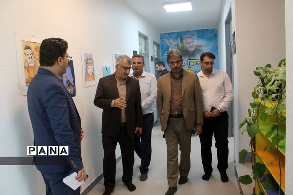 نشست مشترک معاون پرورشی و فرهنگی اداره کل آموزش و پرورش استان بوشهر با تیم بازرسی ستاد مبارزه با مواد مخدر کشور