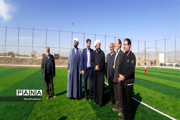 افتتاحیه ی چمن مصنوعی روستای ارغا ی خلیل اباد