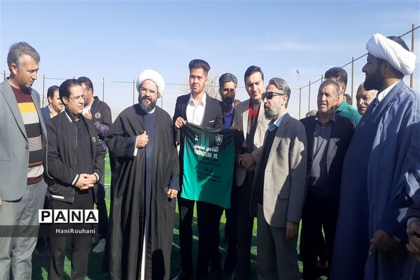 افتتاحیه ی چمن مصنوعی روستای ارغا ی خلیل اباد