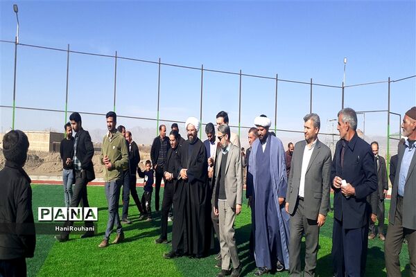 افتتاحیه ی چمن مصنوعی روستای ارغا ی خلیل اباد