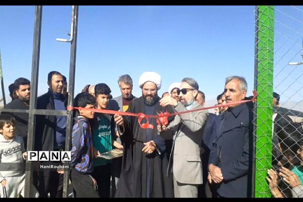افتتاحیه ی چمن مصنوعی روستای ارغا ی خلیل اباد