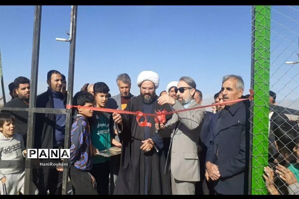 افتتاحیه ی چمن مصنوعی روستای ارغا ی خلیل اباد