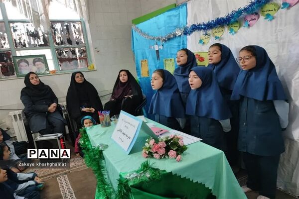 جشن میلاد حضرت زهرا (س) و روز مادر در مدرسه شهید خاقانی شهرستان شیروان