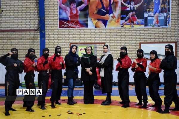 برگزاری همایش رزمی دختران کونگ‌فوکار شهرستان گرمه